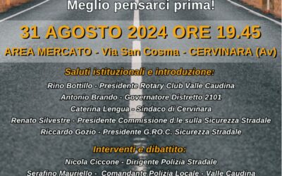 InterClub Giovani e Sicurezza Stradale Stradale – 31/08/2024